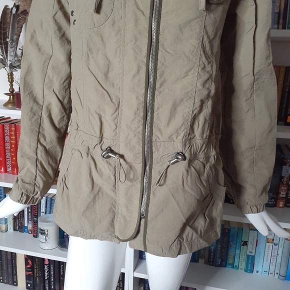 G.E.T. Outerwear Zip-Up Adjustable Waist Many Pockets Jacket P3653 - Picture 7 of 13